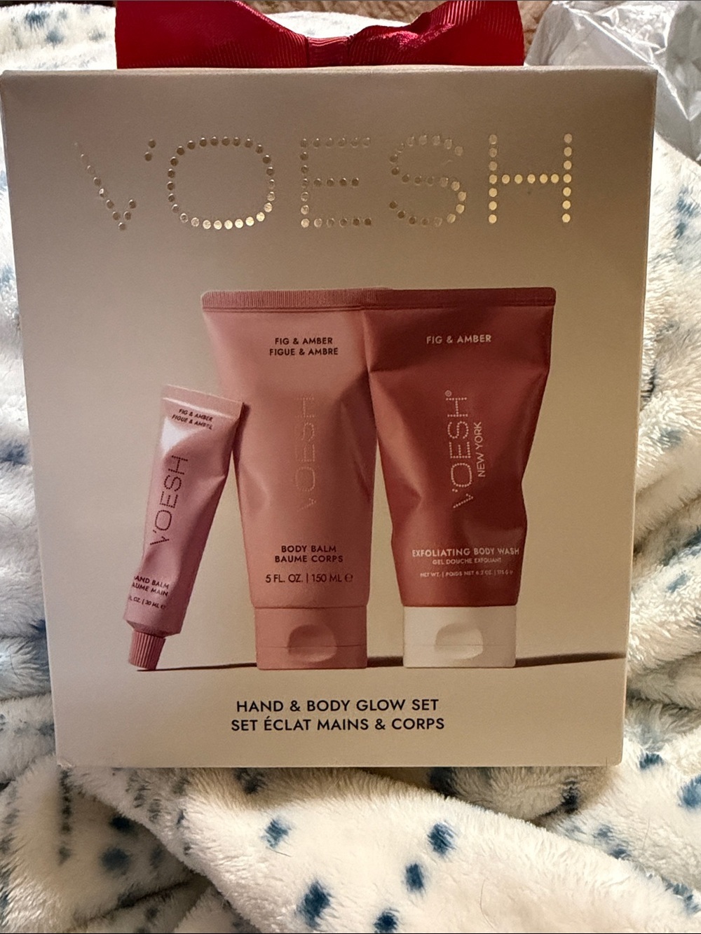 Fig & Amber Hand & Body Glow Set. BNIB. Unopened.